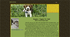 Desktop Screenshot of blackhawkbeagles.com